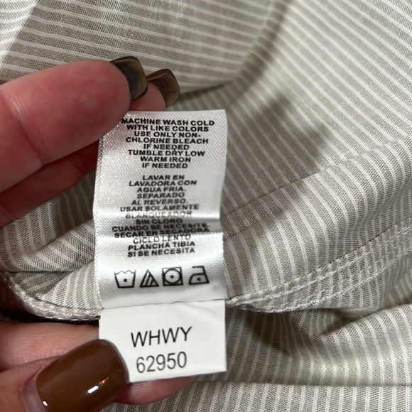 ASTRONOMY Men's Tan Casual Button-Down Short Sleeve Shirt Top Size Medium - Picture 8 of 9